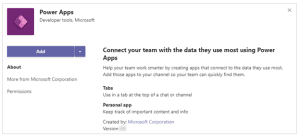 How to Build a Custom App for Microsoft Teams with PowerApps